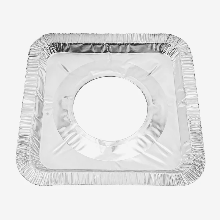 Square Aluminum Foil Gas Burner Liner