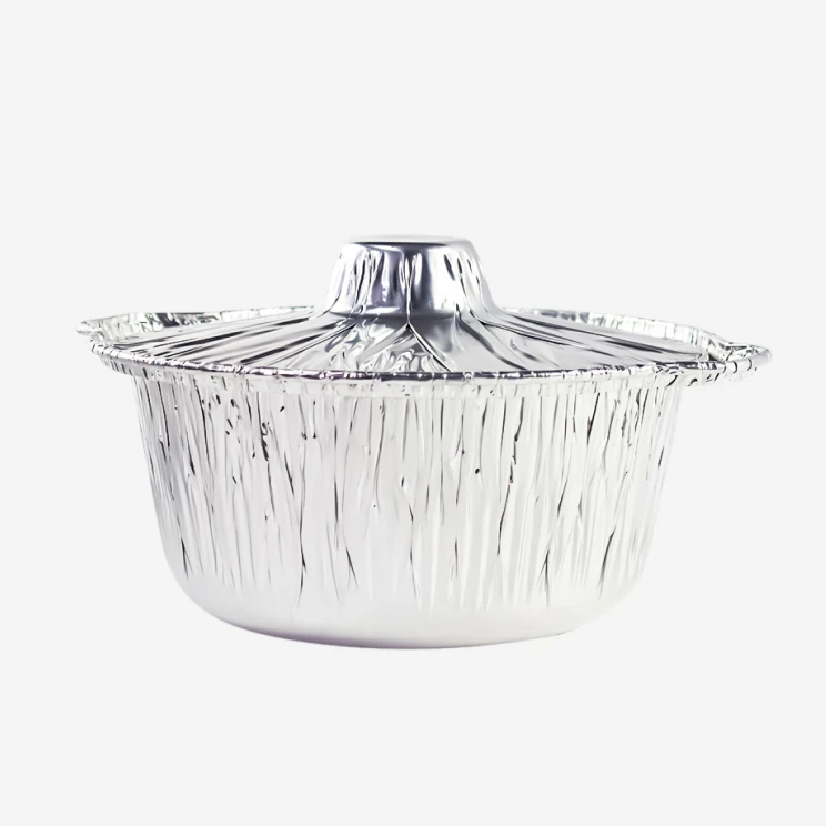 54 oz Aluminum Loaf Pan with Handles and Dome Lid