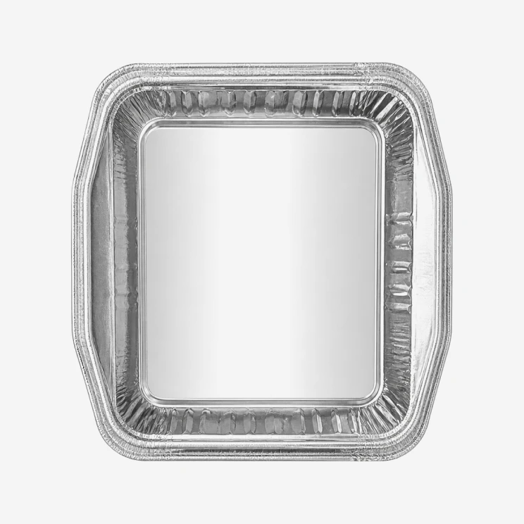 8×8 Inch Square Aluminum Cake Pan with Dome Lid