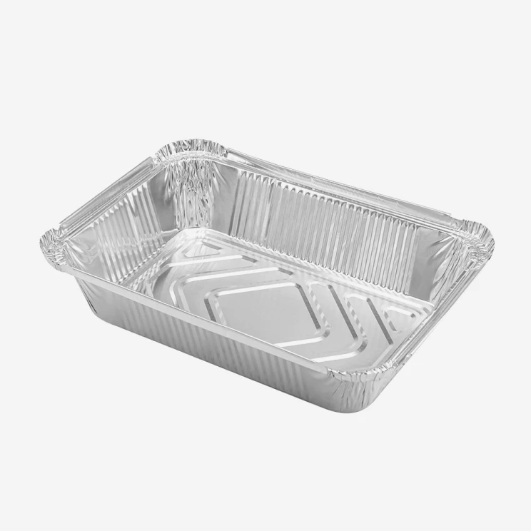 Shallow Rectangular Foil Pans (800ml)
