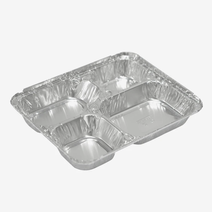 1000ml Four-Compartment Aluminum Foil Meal Container