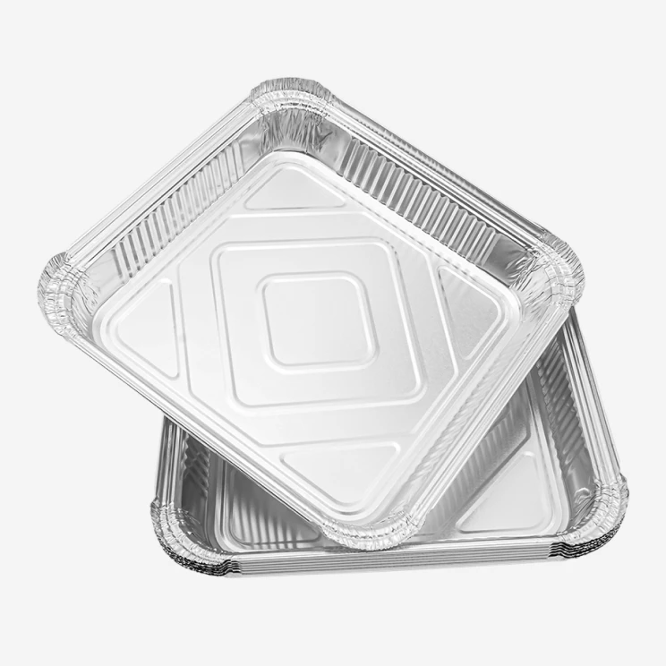 9.5 Inch Square Aluminum Cake Pan for Sheet Cakes